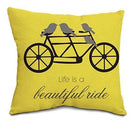 NEW Cotton Linen Square 18" Cute Birds and Tree Printed Decorative Sofa Throw Cushion Pillows Outdoor Home Decor Cojines-3-45X45CM No Filling-JadeMoghul Inc.