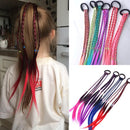 New Cute Girls Elastic Hair Rope Rubber Bands Braides Hair Accessories Wig Ponytail Hair Ring Kids Twist Braid Rope Hair Braider AExp