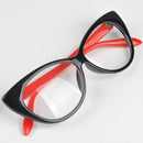 New Cute Lovely Cat Eye Glasses Frame Women Fashion Glasses Female Eyewear Accessories oculos de sol feminino