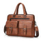 New Design Men's Briefcase Satchel Bags For Men Business Fashion Messenger Bag 14' Laptop Bag-Horizontal Brown-China-JadeMoghul Inc.