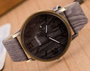 New Design Vintage Wood Grain Quartz Watch for Men-4-JadeMoghul Inc.