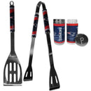 New England Patriots 2pc BBQ Set with Tailgate Salt & Pepper Shakers-Tailgating Accessories-JadeMoghul Inc.