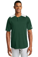 New Era Diamond Era 2-Button Jersey. NEA221-Activewear-Dark Green/ White-4XL-JadeMoghul Inc.