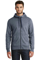 New Era French Terry Full-Zip Hoodie. NEA502-Sweatshirts/Fleece-True Navy Twist-4XL-JadeMoghul Inc.