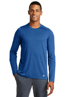 New Era Series Performance Long Sleeve Crew Tee. NEA201-Activewear-Royal-4XL-JadeMoghul Inc.