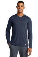 New Era Series Performance Long Sleeve Crew Tee. NEA201-Activewear-True Navy-4XL-JadeMoghul Inc.