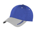 New Era Shadow Stretch Heather Colorblock Cap. NE704-Caps-Grey/ Royal Shadow Heather-S/M-JadeMoghul Inc.