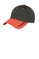 New Era Shadow Stretch Heather Colorblock Cap. NE704-Caps-Orange/ Black Shadow Heather-S/M-JadeMoghul Inc.