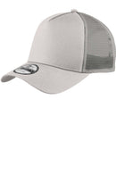 New Era Snapback Trucker Cap. NE205-Caps-Grey/ Grey-OSFA-JadeMoghul Inc.