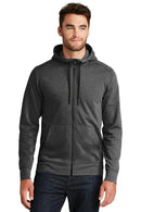 New Era Tri-BlendFleece Full-Zip HoodieNEA511-Sweatshirts/Fleece-Shadow Grey Heather-4XL-JadeMoghul Inc.