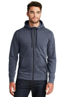 New Era Tri-BlendFleece Full-Zip HoodieNEA511-Sweatshirts/Fleece-True Navy Heather-4XL-JadeMoghul Inc.