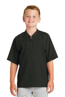 New Era Youth Cage Short Sleeve 1/4-Zip Jacket. YNEA600-Youth-Black-XL-JadeMoghul Inc.