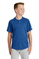 New Era Youth Diamond Era 2-Button Jersey. YNEA221-Activewear-Royal-XL-JadeMoghul Inc.