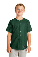 New Era Youth Diamond Era Full-Button Jersey. YNEA220-Activewear-Dark Green-XL-JadeMoghul Inc.