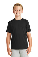 New Era Youth Series Performance Crew Tee. YNEA200-Activewear-Black Solid-XL-JadeMoghul Inc.