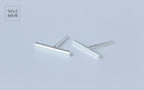 New Fashion 925 Sterling Silver straight Bar /Stick Stud Earrings Piercing Vertical Bar Gift for Men Women geometric GTLE492-1-TYPE 2-JadeMoghul Inc.