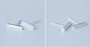 New Fashion 925 Sterling Silver straight Bar /Stick Stud Earrings Piercing Vertical Bar Gift for Men Women geometric GTLE492-1-TYPE 3-JadeMoghul Inc.