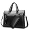 New Fashion Bag Men Briefcase PU Leather Men Bags Business Brand Male Briefcases Handbags-Black-JadeMoghul Inc.