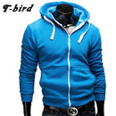 New Fashion Hoodies Brand Men Zipper Sweatshirt Male Hoody-Black and white-M-JadeMoghul Inc.