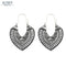 New fashion jewelry vintage silver color hollow heart drop earring gift for women girl E3316--JadeMoghul Inc.