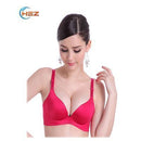 New Fashion Lady Solid Bras Women Push Up Bra Deep V Sexy Brassiere Underwear Seamless Wire Free Bras For Women-wine red-70A-JadeMoghul Inc.