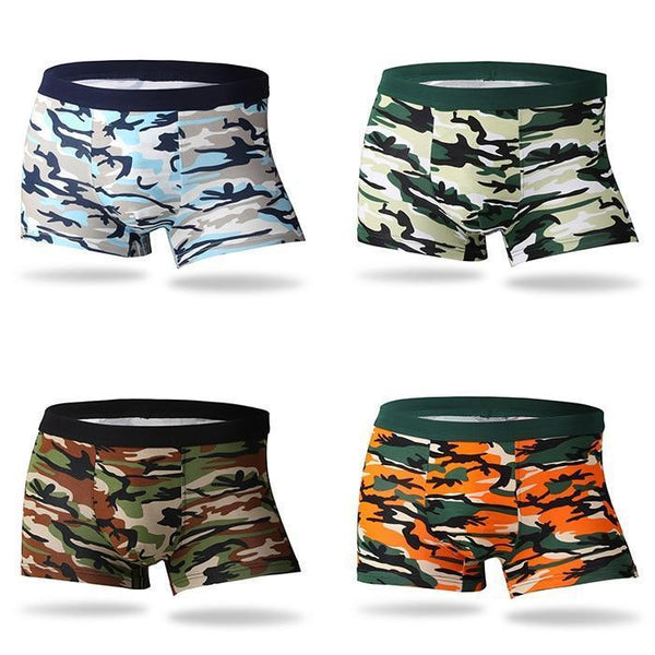 New Fashion Sexy Mens Boxer Shorts Soft Breathable Panties Middle-waisted Male Underpants-8604-L-JadeMoghul Inc.