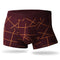 New Fashion Sexy Mens Boxer Shorts Soft Breathable Panties Middle-waisted Male Underpants-8627 Red-L-JadeMoghul Inc.