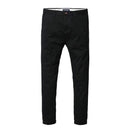 New Fashion Slim Straight Men Pants / Men Casual Trousers-Black 3rd-28-JadeMoghul Inc.