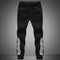 New Fashion Tracksuit Bottom - Men's Casual Pants - Cotton Sweatpants - Gym Clothing-SD 1 Black-XL-JadeMoghul Inc.