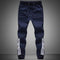 New Fashion Tracksuit Bottom - Men's Casual Pants - Cotton Sweatpants - Gym Clothing-SD 1 Navy-XL-JadeMoghul Inc.