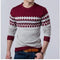 New Fashionable Casual O-Neck Slim Fit Men Sweaters AExp