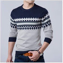 New Fashionable Casual O-Neck Slim Fit Men Sweaters AExp