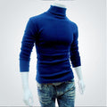 New Fashionable Men Sweater / High-Necked Smart Sweater-sapphire-M-JadeMoghul Inc.