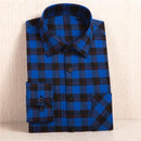 New Flannel Shirt / Slim Fit Soft Comfortable Shirt-MC114-Asian Size S-JadeMoghul Inc.