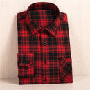 New Flannel Shirt / Slim Fit Soft Comfortable Shirt-MC114-Asian Size S-JadeMoghul Inc.
