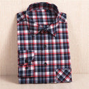 New Flannel Shirt / Slim Fit Soft Comfortable Shirt-MC114-Asian Size S-JadeMoghul Inc.