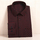 New Flannel Shirt / Slim Fit Soft Comfortable Shirt-MC114-Asian Size S-JadeMoghul Inc.