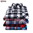 New Flannel Shirt / Slim Fit Soft Comfortable Shirt-MC114-Asian Size S-JadeMoghul Inc.