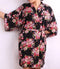 New Floral Robe For Women - Bridal Kimono Robe-black-L/XL-JadeMoghul Inc.