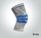 New Gray Elastic Knee Support Bracket Kneepad Adjustable Patella Knee Pad Basketball Safety Shoulder Strap Protective Tape-Grey-L 42cm to 48cm-JadeMoghul Inc.