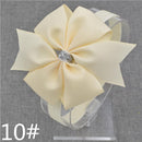 new hairbands newborn Silver Bow Headband Hair Bowknot Headbands Girls Bows Headbands Headwear Hair Accessories-10-Size fits all-JadeMoghul Inc.