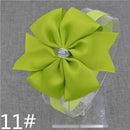 new hairbands newborn Silver Bow Headband Hair Bowknot Headbands Girls Bows Headbands Headwear Hair Accessories-11-Size fits all-JadeMoghul Inc.