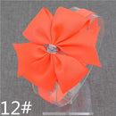 new hairbands newborn Silver Bow Headband Hair Bowknot Headbands Girls Bows Headbands Headwear Hair Accessories-12-Size fits all-JadeMoghul Inc.