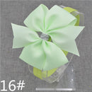 new hairbands newborn Silver Bow Headband Hair Bowknot Headbands Girls Bows Headbands Headwear Hair Accessories-16-Size fits all-JadeMoghul Inc.
