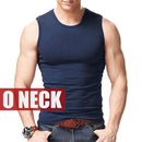 New High Quality Fashion Men's Summer Clothing Robust Body Slimming Cotton Undershirt Shaper Vest Man's Muscle Tank Tops-O neck Paon-S-JadeMoghul Inc.