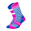 New High Quality Professional Cycling Socks - Unisex Road Bicycle Socks-Blue Rose DH12-L (EU 40 to 45)-JadeMoghul Inc.