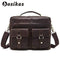 NEW Men Bag Briefcases Genuine Leather Crossbody Bags Messenger Totes Leather Handbags Laptop Bag AExp