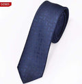 New Men's casual slim ties Classic polyester woven party Neckties Fashion Plaid dots Man Tie for wedding Business Male tie