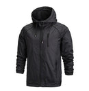 New Men Sportswear Thin Windbreaker Jacket / Outwear Hooded Jacket-Black-L-JadeMoghul Inc.