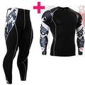 New Men Thermal Underwear Sets Compression Fleece Sweat Quick Drying Thermo Underwear Men Clothing Long Johns-Ivory-S-JadeMoghul Inc.